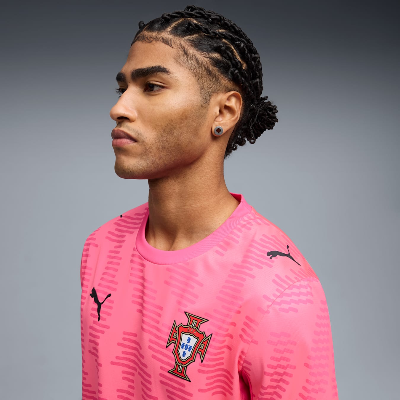 Portugal GK 25/26 pink tee