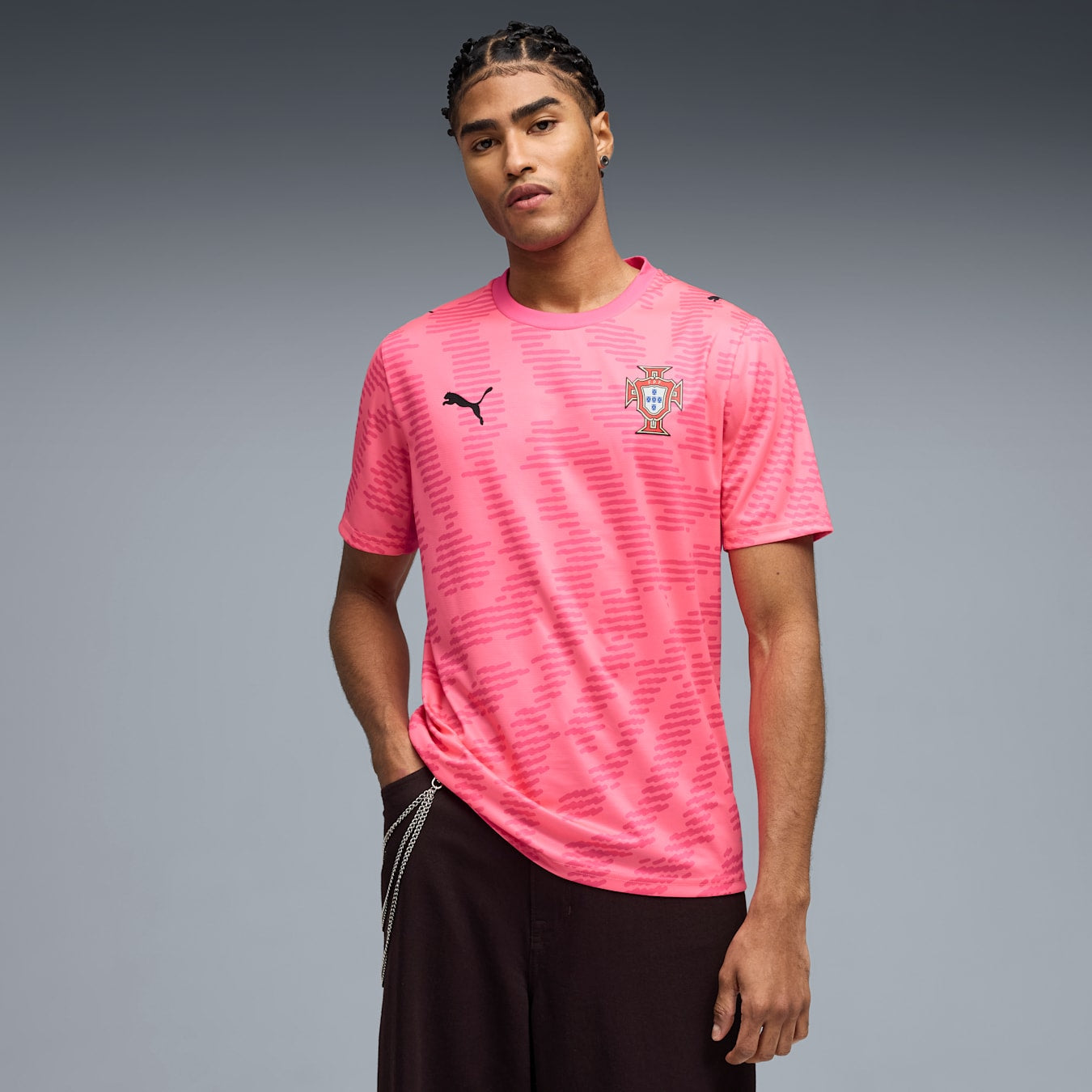 Portugal GK 25/26 pink tee