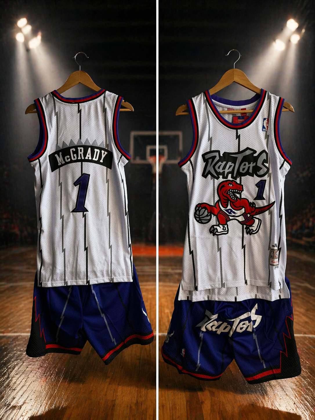 Raptors #21 McGrady потник и шорти