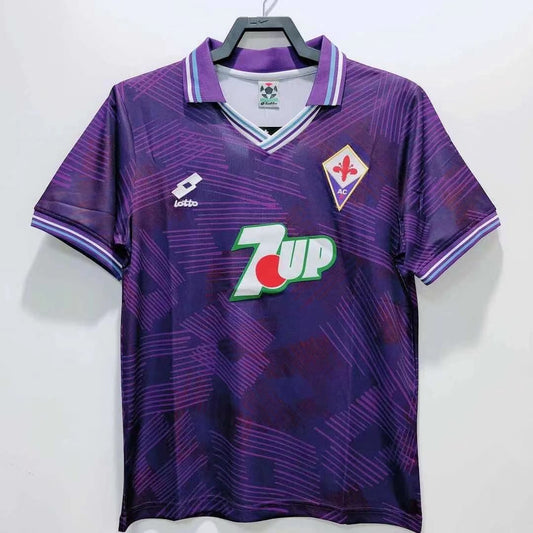 Fiorentina retro home tee 1992-93