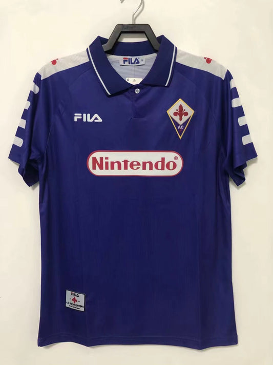Fiorentina retro home tee 1998
