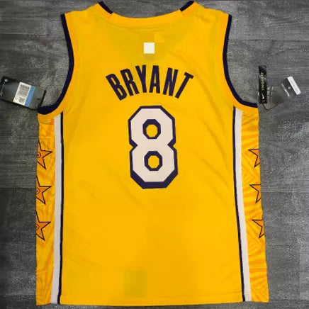 Los Angeles Lakers yellow 8 - Kobe Bryant