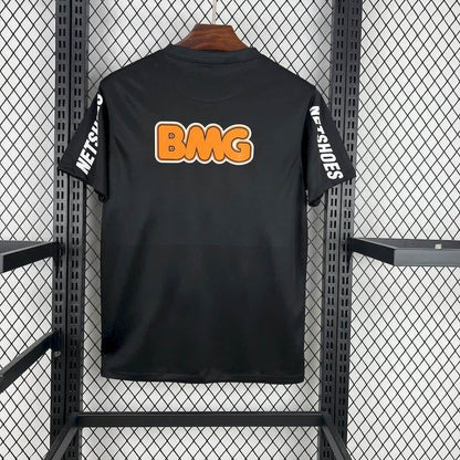 Santos black retro tee 2011/12
