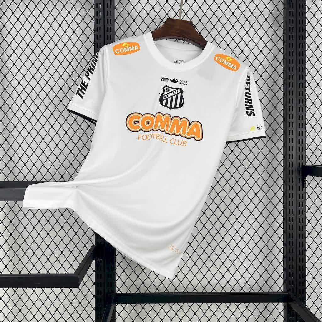 Santos white retro tee 2008