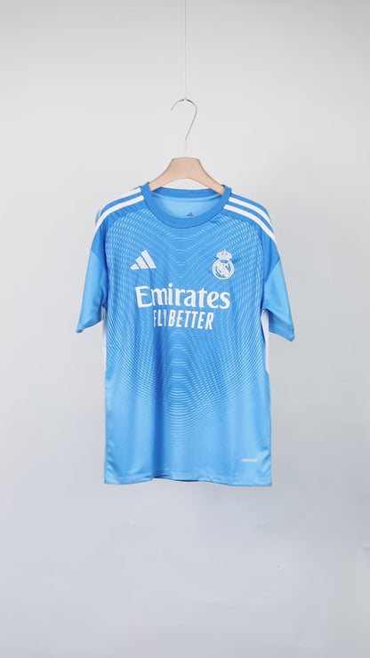 Real Madrid GK blue tee 25/26