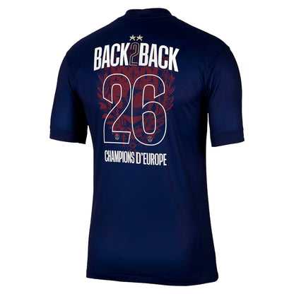 PSG home tee Back2Back - Champions of Europe